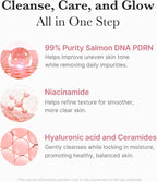 Medicube PDRN Whip Cleanser 120 g | Korean Whipped Foam Facial Cleanser | Gentle Pore‑Care & Skin‑Balancing Daily Cleansing Care