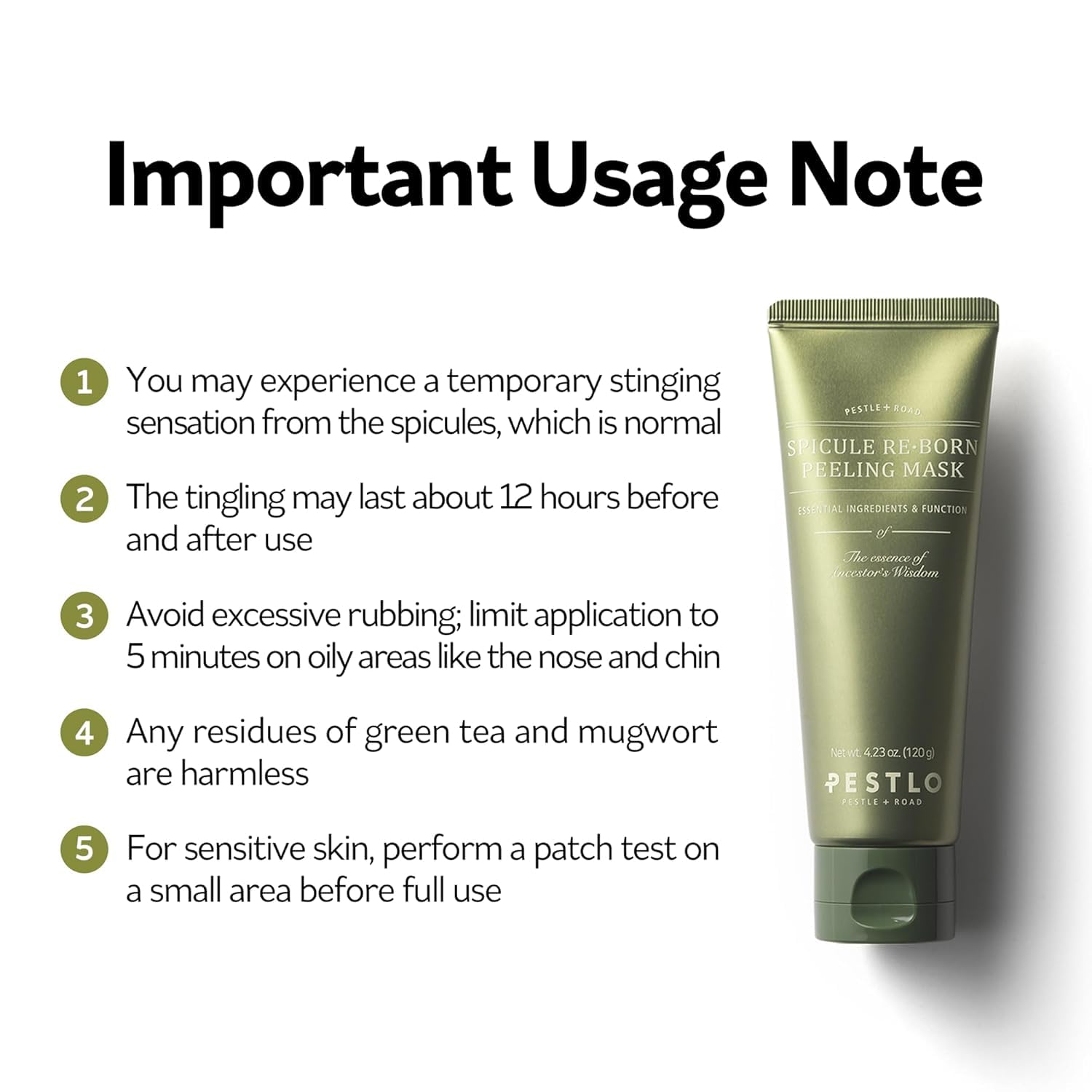 PESTLO Spicule Re-Born Peeling Mask 120g