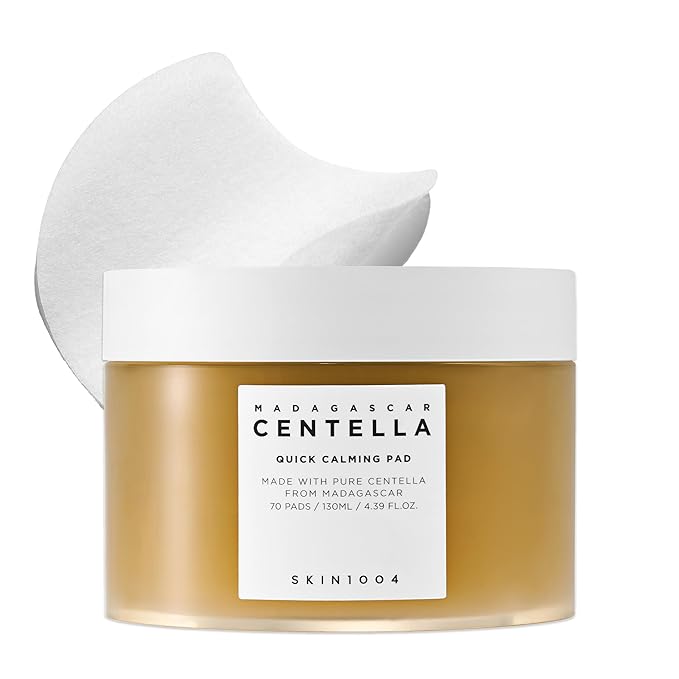 SKIN1004 Madagascar Centella Quick Calming Pad 130ml | Soothing Toner Pads for Sensitive Skin