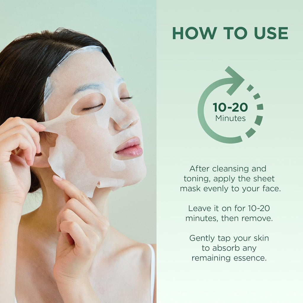 SKIN1004 Madagascar Centella Tea-Trica Relaxing Mask 24ml x 5ea | Soothing Sheet Mask for Oily & Acne-Prone Skin