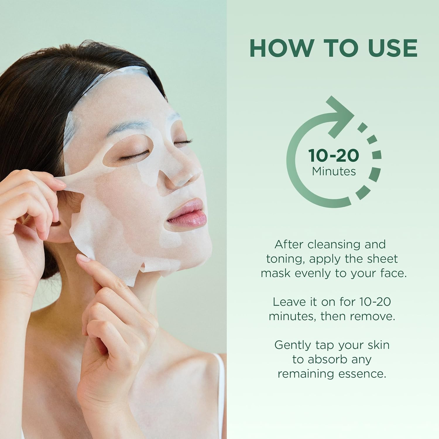 SKIN1004 Madagascar Centella Tea-Trica Relaxing Mask 24ml x 5ea | Soothing Sheet Mask for Oily & Acne-Prone Skin