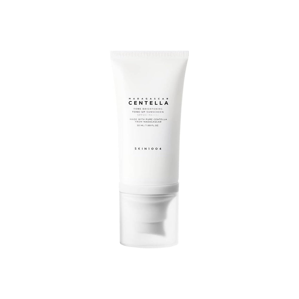 SKIN1004 Madagascar Centella Tone Brightening Tone-Up Sunscreen SPF50+ 50ml – Brightening UV Protection for Even Skin Tone