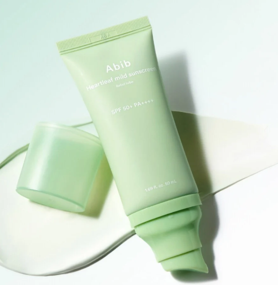 Abib Heartleaf Mild Sunscreen Relief Tube SPF 50+ PA++++ 50ml