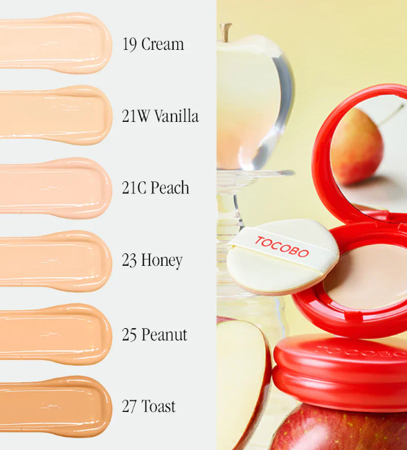 Tocobo Apple Dewy Fit Cushion in shade 15g 21W Vanilla