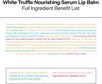 d’Alba White Truffle Nourishing Serum Lip Butter – Vegan Hydrating Lip Care with Vitamin E for Soft, Glowing Lips