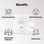 d'Alba White Truffle Nourishing Sheet Mask – Deep Hydration Vegan Korean Skincare for Dry & Tired Skin