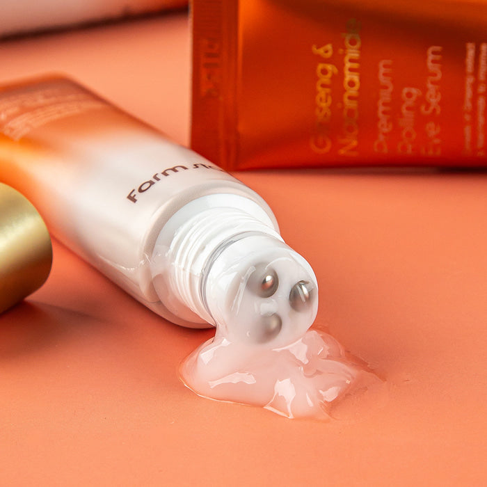 FARM STAY Ginseng & Niacinamide Premium Rolling Eye Serum 25ml