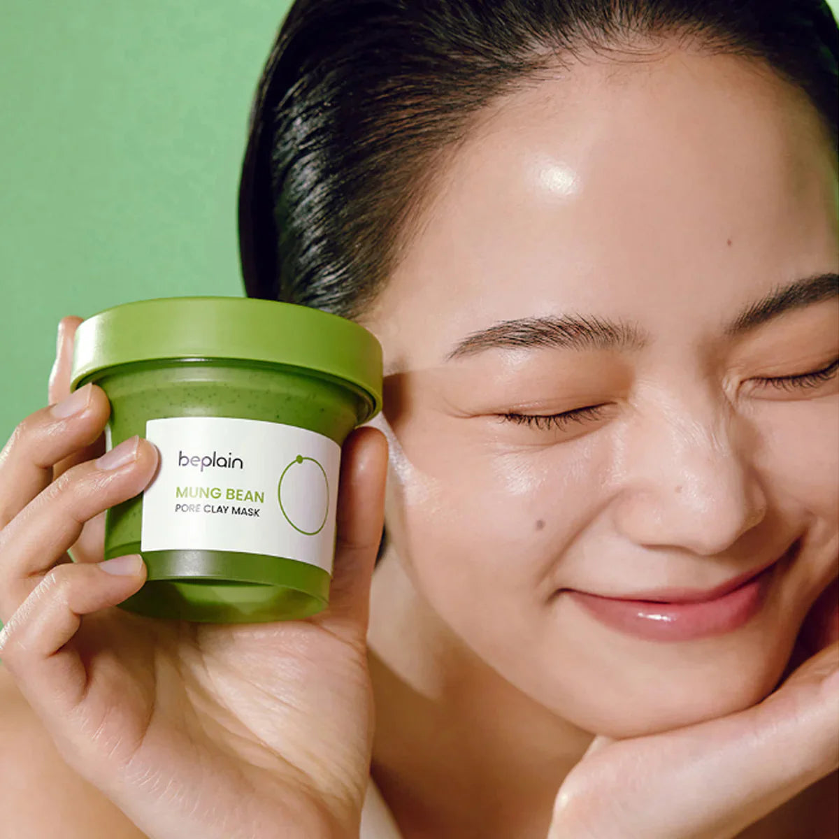 Beplain Mung Bean Pore Clay Mask 120ml | Deep Cleansing Sebum Control Mask