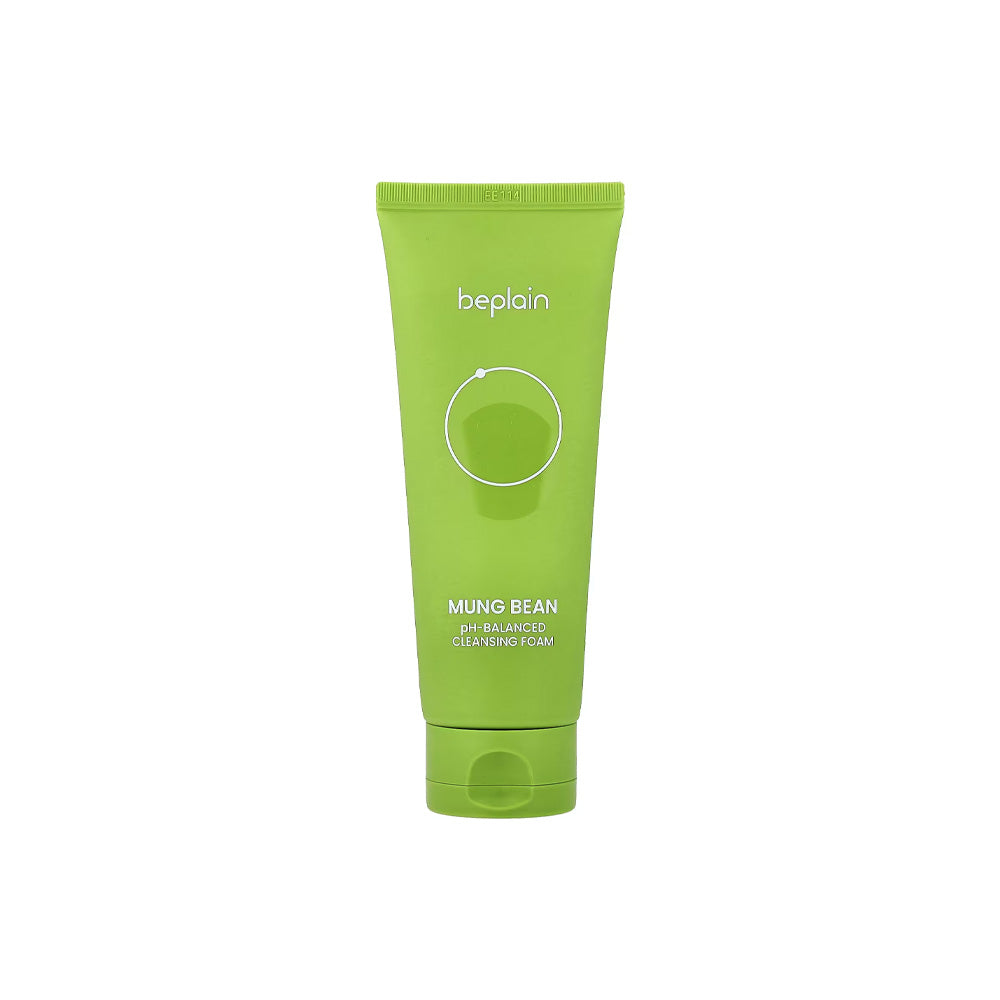 BEPLAIN Mung Bean pH-Balanced Cleansing Foam 160ml – Gentle Korean Face Cleanser