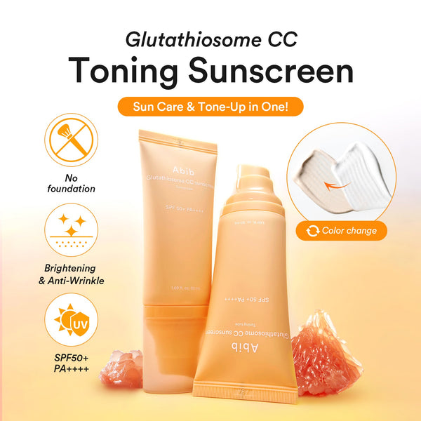 Abib Glutathiosome CC Sunscreen Toning Tube SPF 50+ PA++++ 50ml