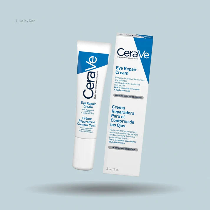 CeraVe Eye Repair Cream 14ml – Dark Circles & Puffiness Eye Cream with Ceramides