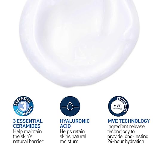 CeraVe Hydrating Cleanser 236ml – Gentle Face Wash for Normal to Dry Skin