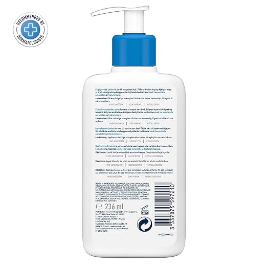 CeraVe Moisturising Lotion 236ml | Lightweight Daily Hydration for Dry & Sensitive Skin