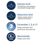 CeraVe SA Smoothing Cleanser 236ml | Salicylic Acid Cleanser for Rough & Bumpy Skin