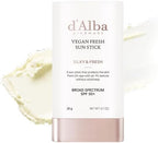 d'Alba Air Fit Fresh Sun Stick for Face & Body, Lightweight  SPF50+ Protection for All Skin Types, Easy and Hygienic Application