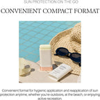d'Alba Air Fit Fresh Sun Stick for Face & Body, Lightweight  SPF50+ Protection for All Skin Types, Easy and Hygienic Application