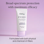d'Alba Waterfull Tone-Up Sunscreen SPF50+ PA++++ – Brightening UV Protection & Makeup Base (50ml)