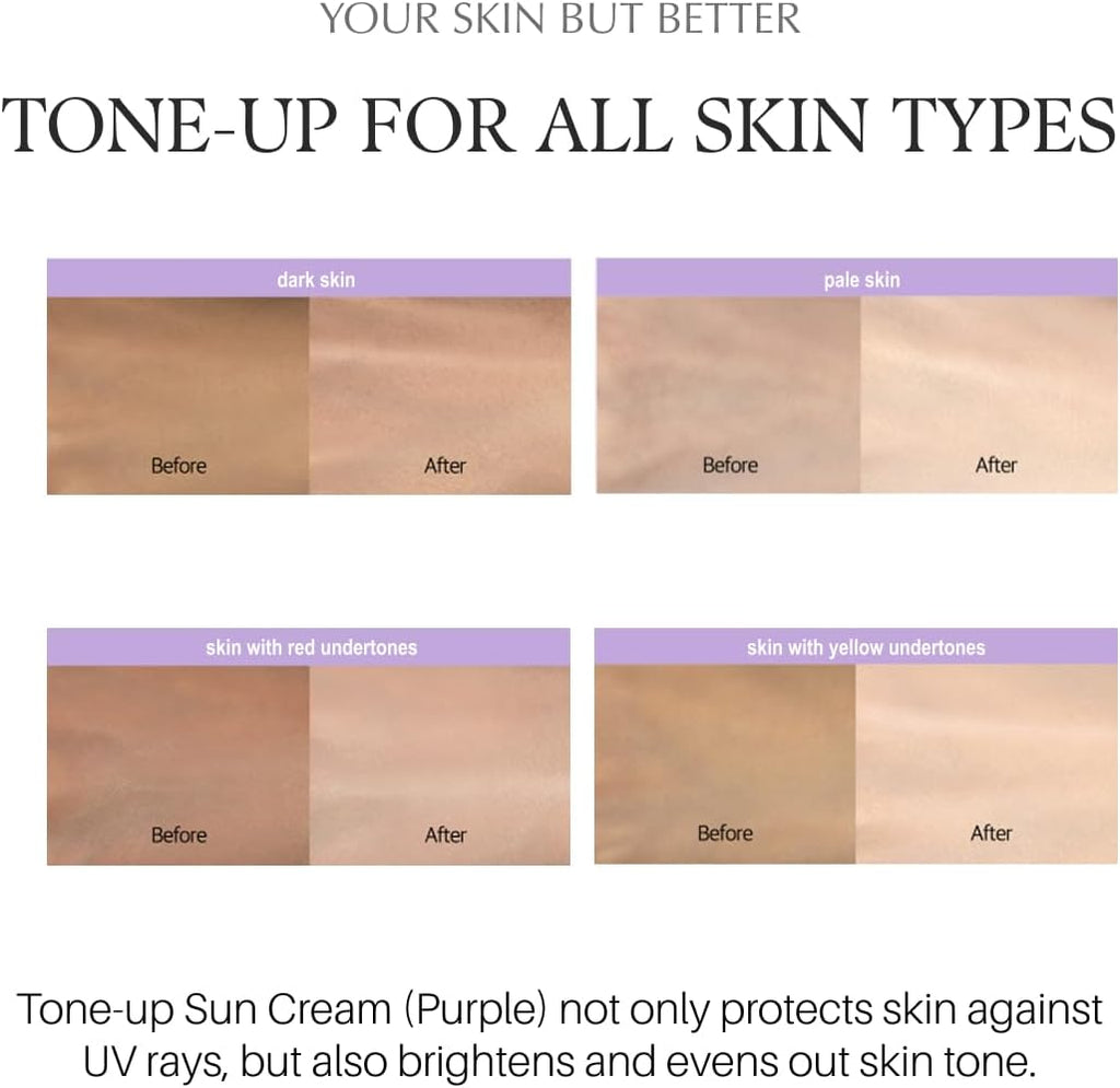 d'Alba Waterfull Tone-Up Sunscreen SPF50+ PA++++ – Brightening UV Protection & Makeup Base (50ml)