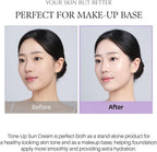 d'Alba Waterfull Tone-Up Sunscreen SPF50+ PA++++ – Brightening UV Protection & Makeup Base (50ml)