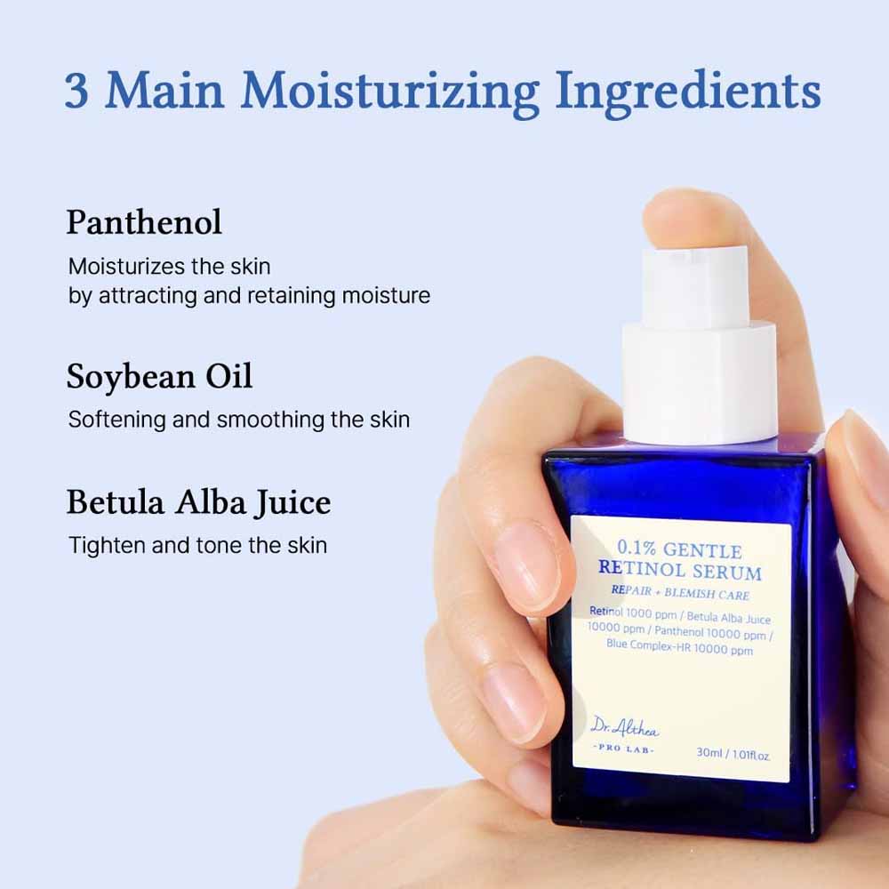 DR.ALTHEA 0.1% Gentle Retinol Serum 30ml Korean Anti-Aging Serum