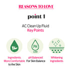 ETUDE AC Clean Up Facial Fluid 180ml