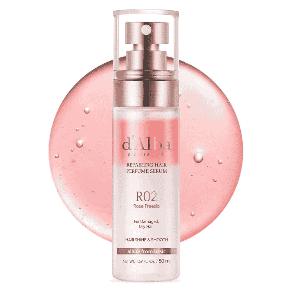 d'Alba White Truffle Hair Perfume Serum – Repair & Shine Protein Hair Treatment (50ml)