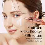 medicube Collagen Glow Booster Milk Serum 15ml - Twist & Click - Radiance & Hydration with Niacinamide, Milk Protein Extract, Hydrolyzed Collagen