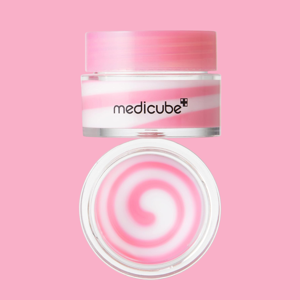 Medicube PDRN Lip Sleeping Mask Glow Balm 0.35oz – Overnight Hydrating Lip Care with Collagen & Shea Butter