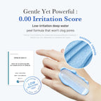 medicube Zero Pore Clear Blue Capsule Facial Cleanser for Skin Texture, Blackhead & Pore Care | AHA, BHA & PHA for Double Cleansing, Daily Gentle Face Wash, Korean Skincare | 120g