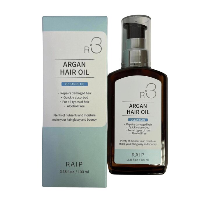 RAIP R3 Argan Hair Oil 100ml Ocean Blue