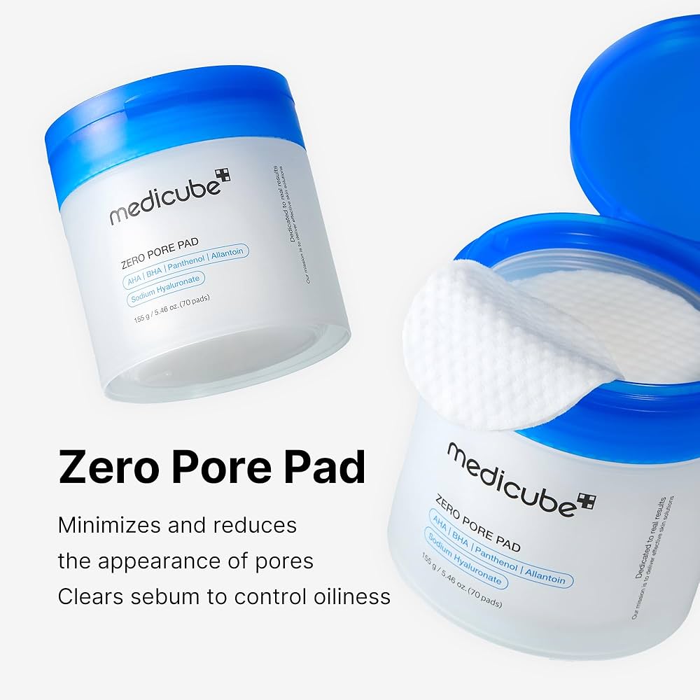 Medicube – Zero Pore Pad 2.0 | Smoothing & Pore-Refining Toner Pads 155g