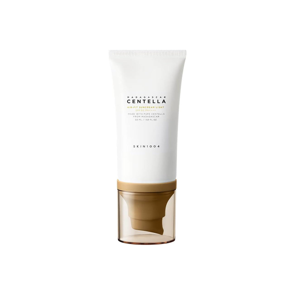 SKIN1004 Madagascar Centella Air-Fit Suncream Light SPF30 PA++++ 50ml | Lightweight Mineral Sunscreen for Sensitive Skin & Daily UV Protection