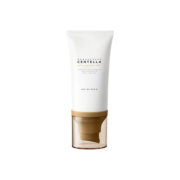 SKIN1004 Madagascar Centella Air-Fit Suncream Light SPF30 PA++++ 50ml | Lightweight Mineral Sunscreen for Sensitive Skin & Daily UV Protection