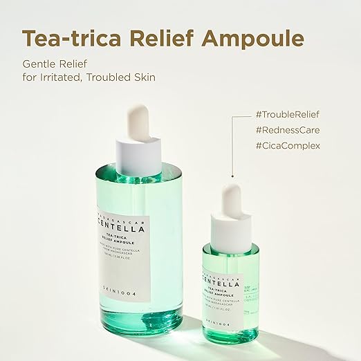 SKIN1004 Madagascar Centella Ampoule Kit | Korean Skincare Set for Sensitive Skin, Hydration & Barrier Repair