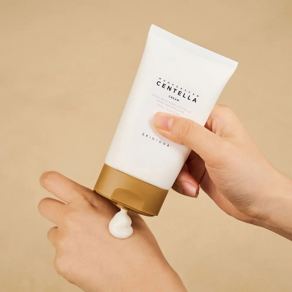 SKIN1004 Madagascar Centella Cream 75ml | Soothing Hydrating Moisturizer for Sensitive Skin