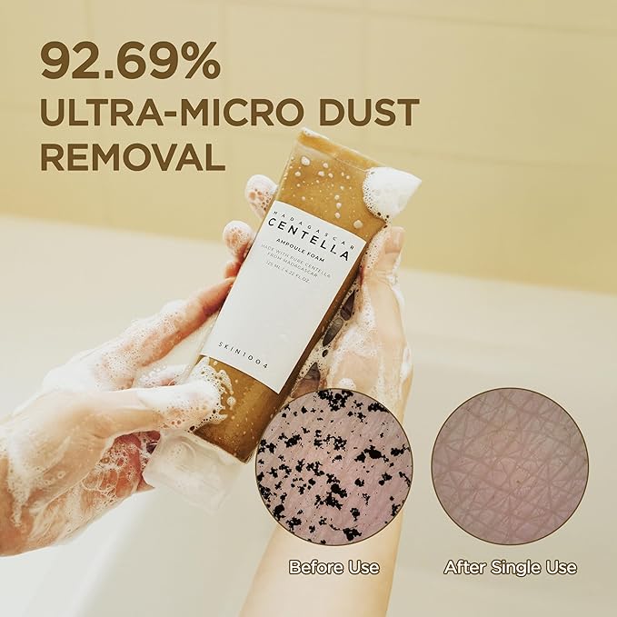SKIN1004 Madagascar Centella Ampoule Foam 125ml | Gentle Low pH Cleanser for Sensitive & Acne-Prone Skin