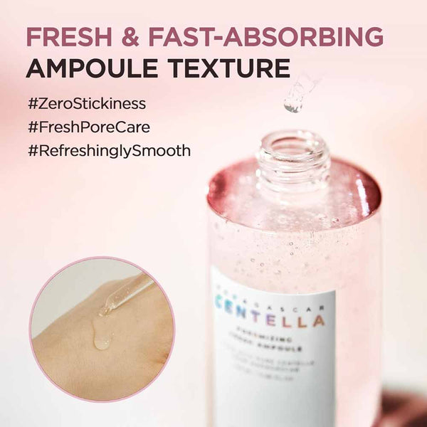 SKIN1004 Madagascar Centella Poremizing Fresh Ampoule 100ml | Lightweight Pore Care Serum for Oily Skin