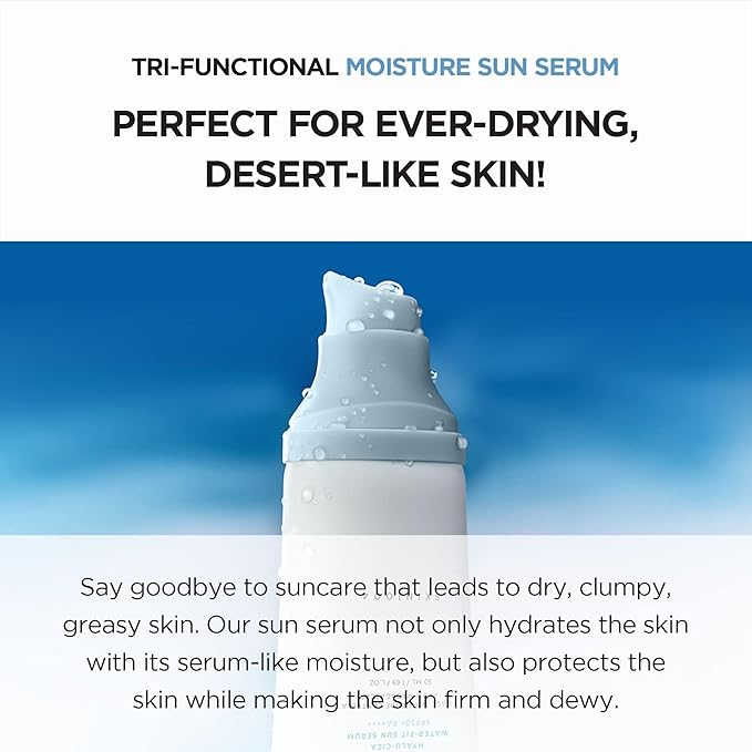 SKIN1004 Madagascar Centella Hyalu-Cica Water-Fit Sun Serum SPF50+ PA++++ 50ml
