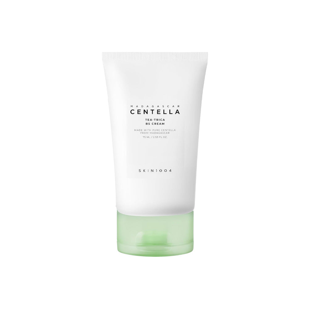 SKIN1004 Madagascar Centella Tea-Trica B5 Cream 75ml | Oil-Balance & Soothing Moisturizer for Acne-Prone Skin
