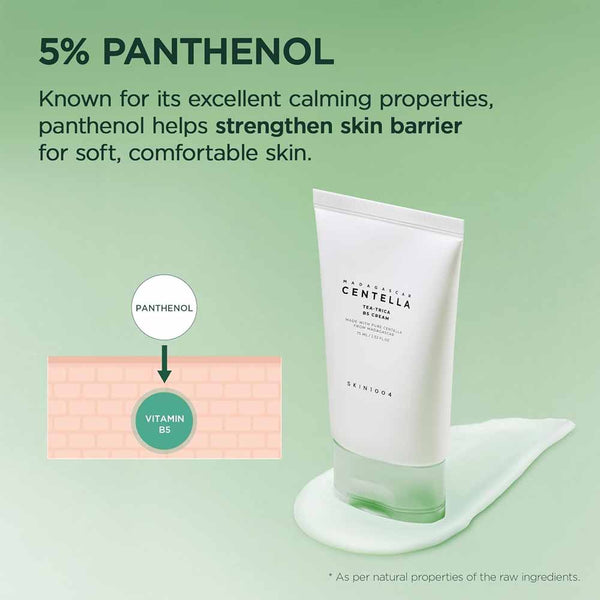 SKIN1004 Madagascar Centella Tea-Trica B5 Cream 75ml | Oil-Balance & Soothing Moisturizer for Acne-Prone Skin