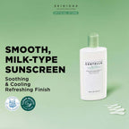 SKIN1004 Madagascar Centella Tea-Trica Soothing Sun Milk SPF50+ PA++++ 50ml | Lightweight Oil-Control Sunscreen for Acne-Prone Skin